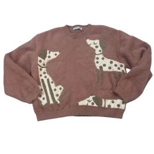 Mayoral Mauve Sweater with Bear Design